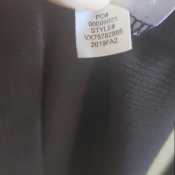 NWOT Vince Ribbed Mock Neck Sweater Black Lightweight Minimalist Neutral Large - Picture 10 of 17